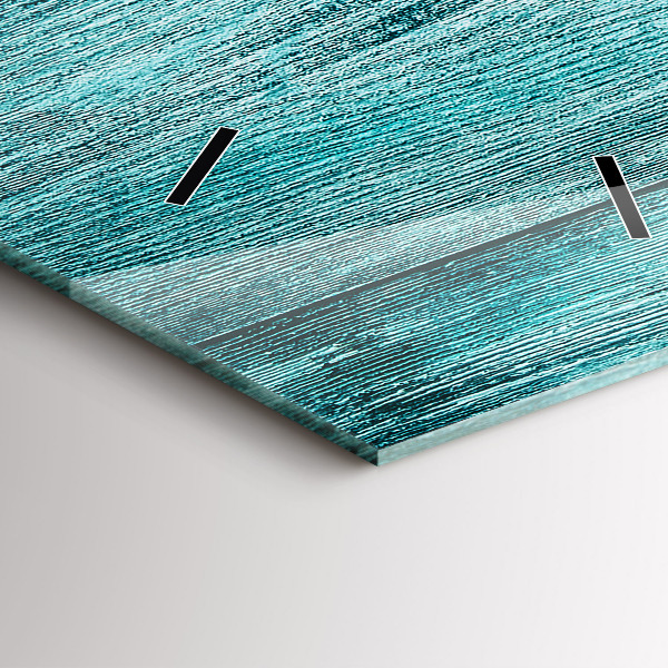 Vertikálne hodiny Modré staré drevo