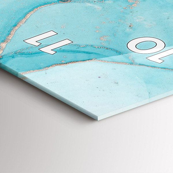 Vertikálne hodiny Dekoratívny mramor