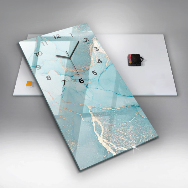 Vertikálne hodiny Dekoratívny mramor