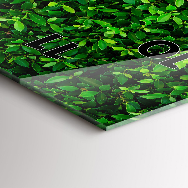 Vertikálne hodiny Živý plot odchádza