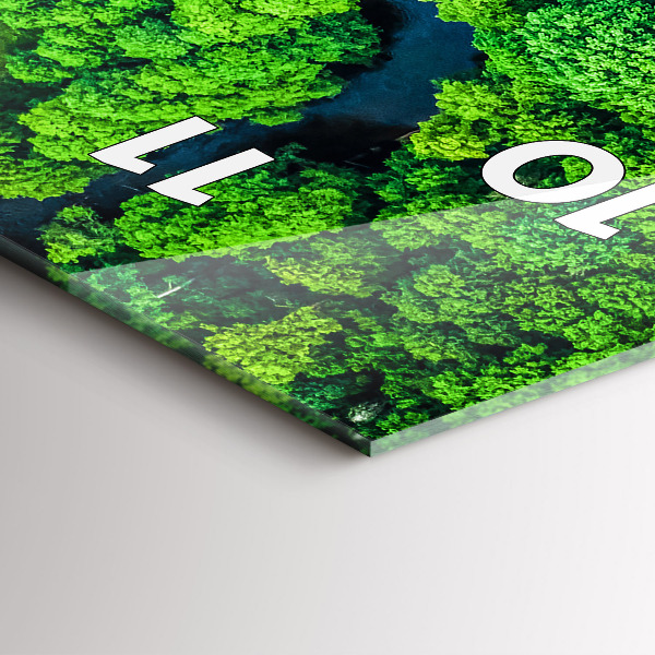 Vertikálne hodiny Rieka v lese