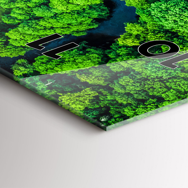 Vertikálne hodiny Rieka v lese