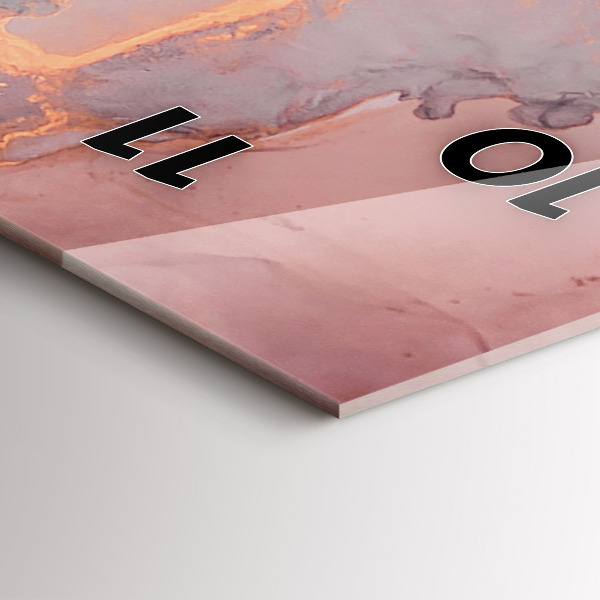 Vertikálne hodiny Textúra mramoru