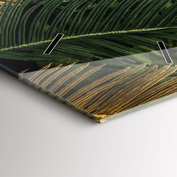 Vertikálne hodiny Listy džungle