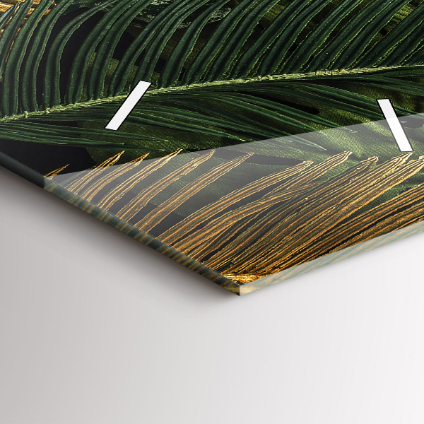 Vertikálne hodiny Listy džungle