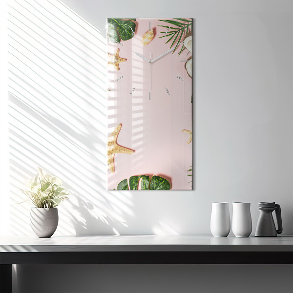 Vertikálne hodiny Letná nálada