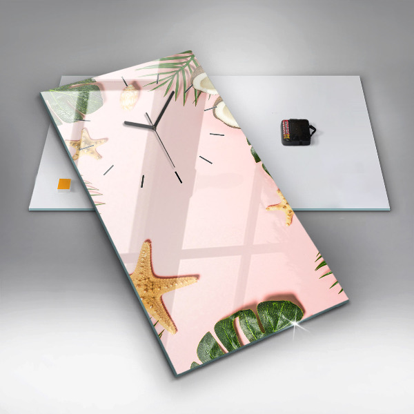 Vertikálne hodiny Letná nálada