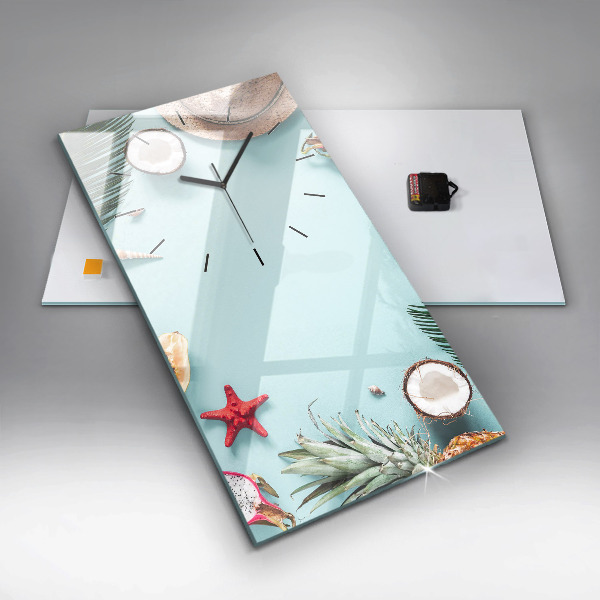 Vertikálne hodiny Letná kompozícia