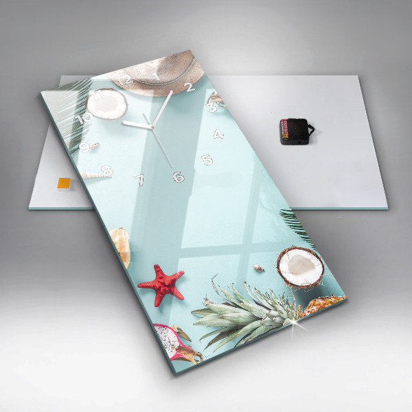 Vertikálne hodiny Letná kompozícia