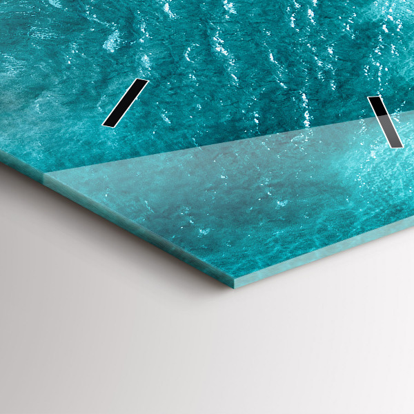 Vertikálne hodiny Ľudia na morskej pláži