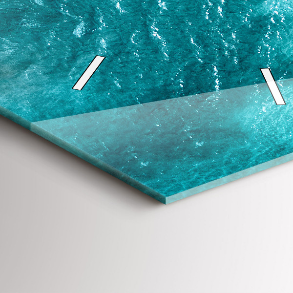 Vertikálne hodiny Ľudia na morskej pláži