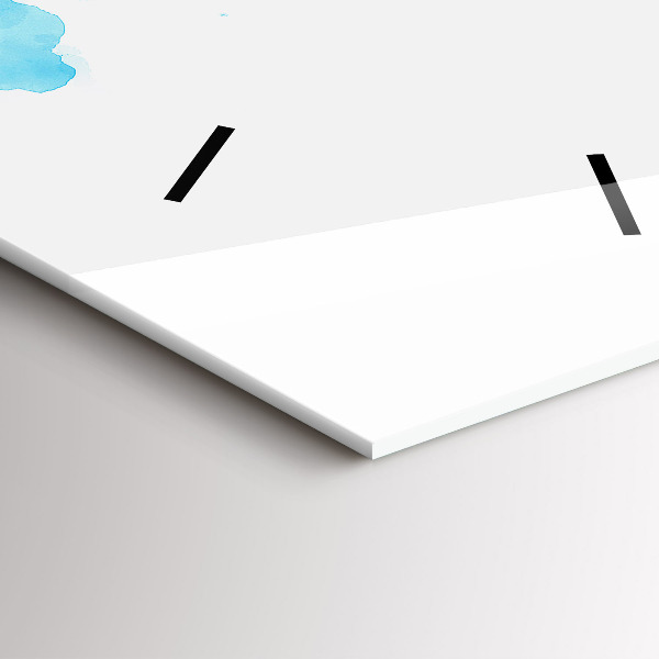 Vertikálne hodiny Maľované škvrny