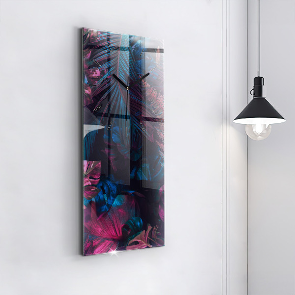 Vertikálne hodiny Exotické kvety