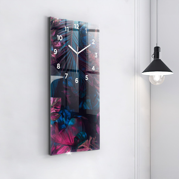 Vertikálne hodiny Exotické kvety