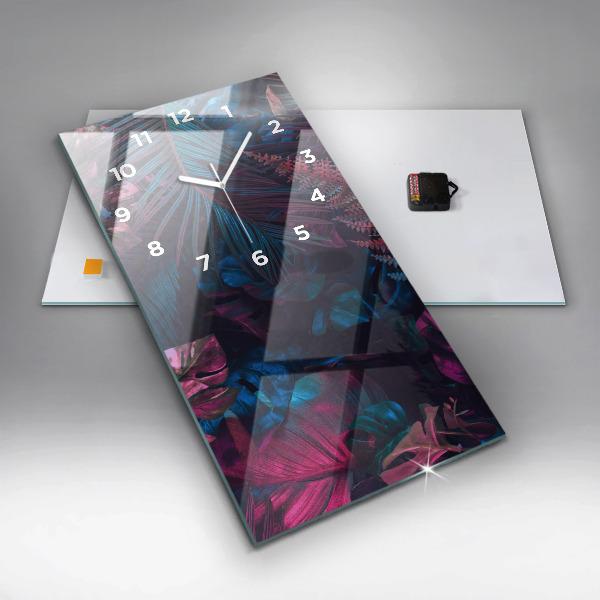 Vertikálne hodiny Exotické kvety