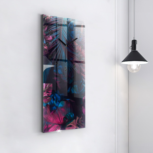 Vertikálne hodiny Exotické kvety