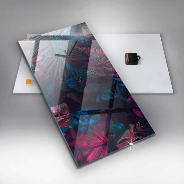 Vertikálne hodiny Exotické kvety