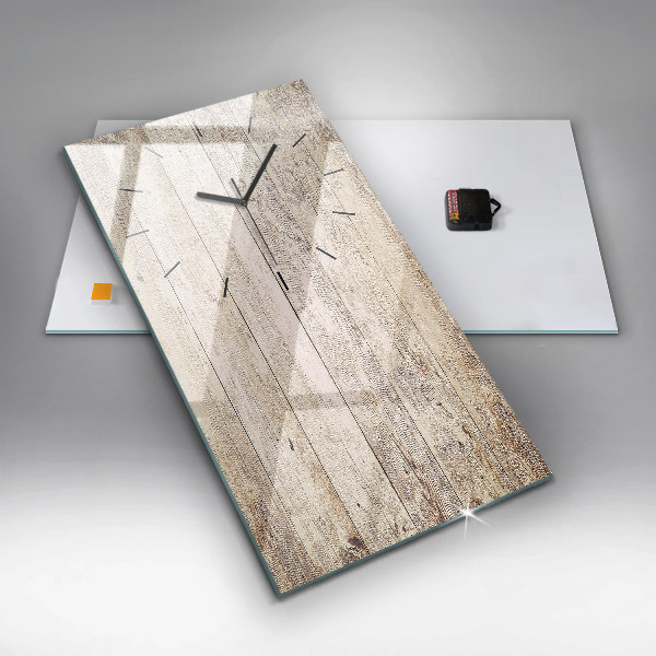 Vertikálne hodiny Drevené panely