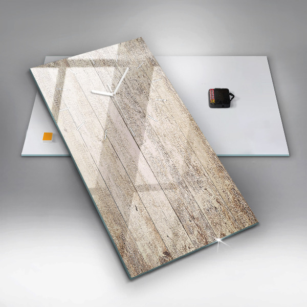 Vertikálne hodiny Drevené panely