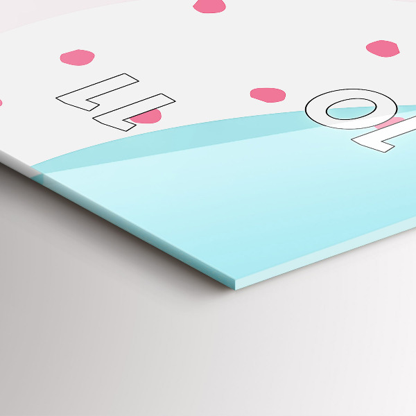 Vertikálne hodiny Pastelová abstrakcia