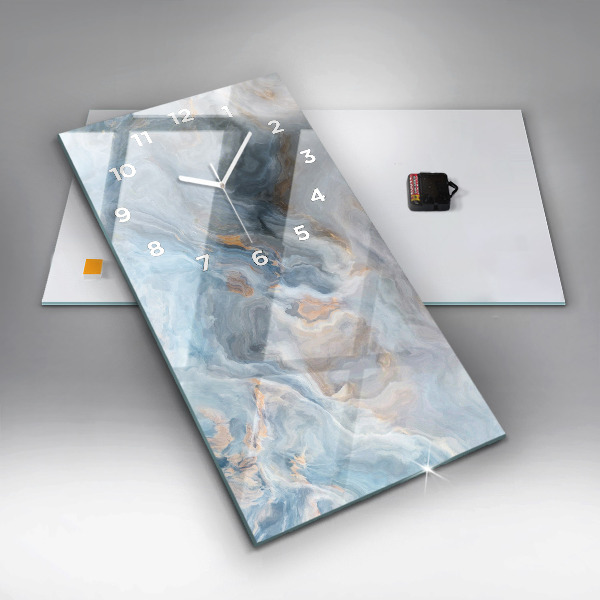 Vertikálne hodiny Mramorový vzor