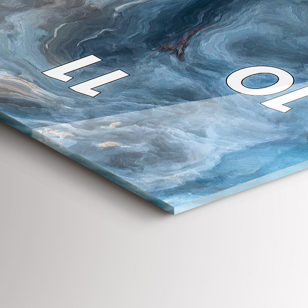 Vertikálne hodiny Mramorový vzor