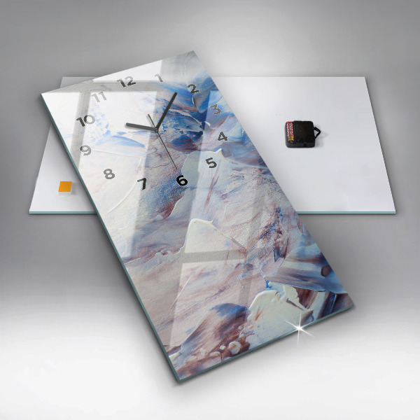 Vertikálne hodiny Abstraktné farby textúry