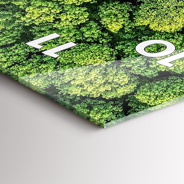 Vertikálne hodiny Les zhora