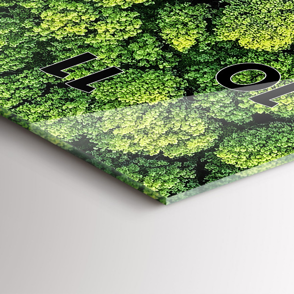 Vertikálne hodiny Les zhora