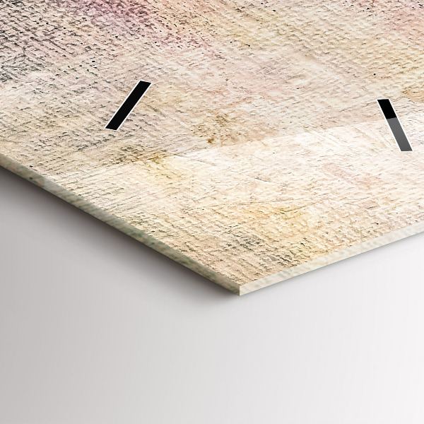 Vertikálne hodiny Maľovaná abstrakcia