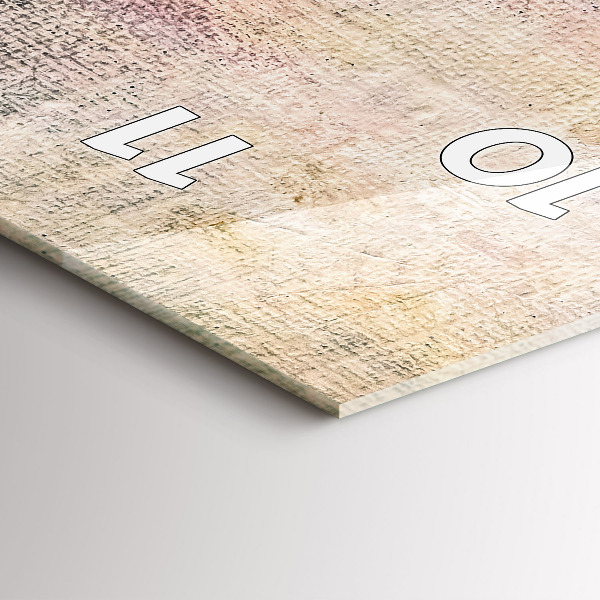 Vertikálne hodiny Maľovaná abstrakcia