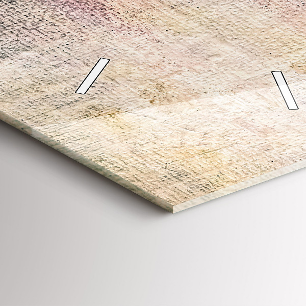 Vertikálne hodiny Maľovaná abstrakcia