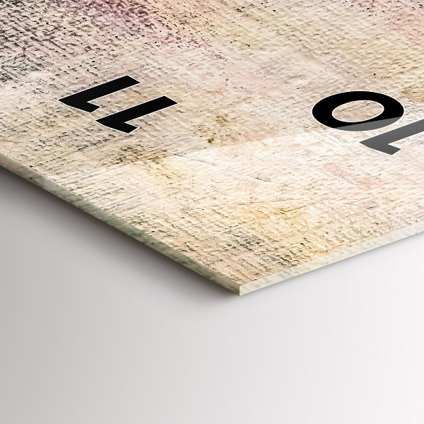 Vertikálne hodiny Maľovaná abstrakcia