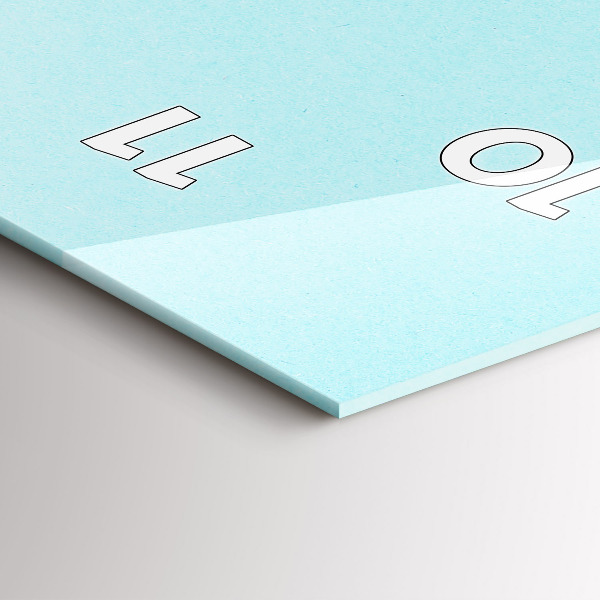 Vertikálne hodiny Pastelový vzor