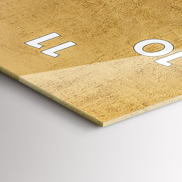 Vertikálne hodiny Dekoratívne plátno