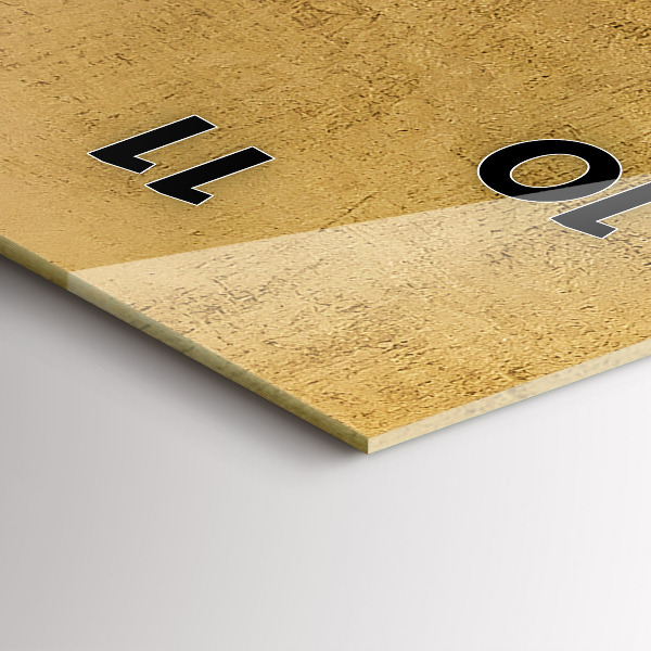 Vertikálne hodiny Dekoratívne plátno