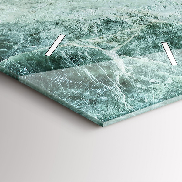 Vertikálne hodiny Textúra mramorového kameňa