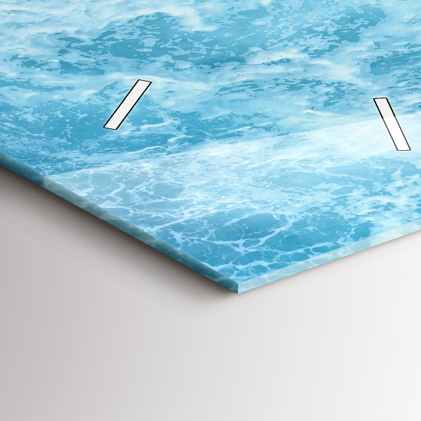 Vertikálne hodiny Morská voda