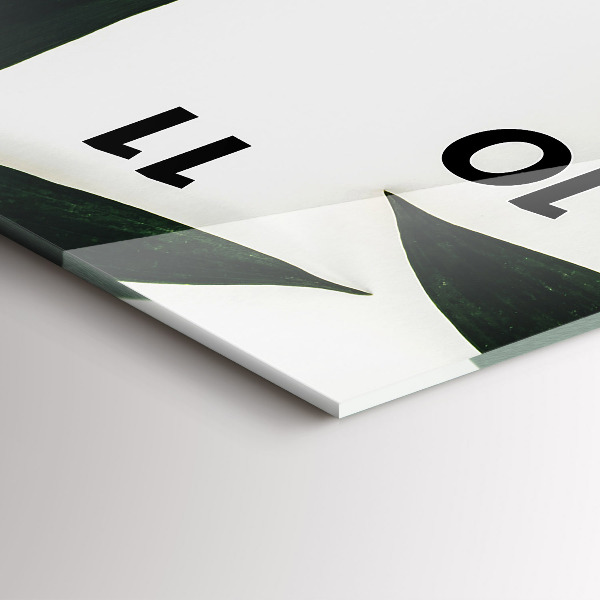 Vertikálne hodiny Rám z listov