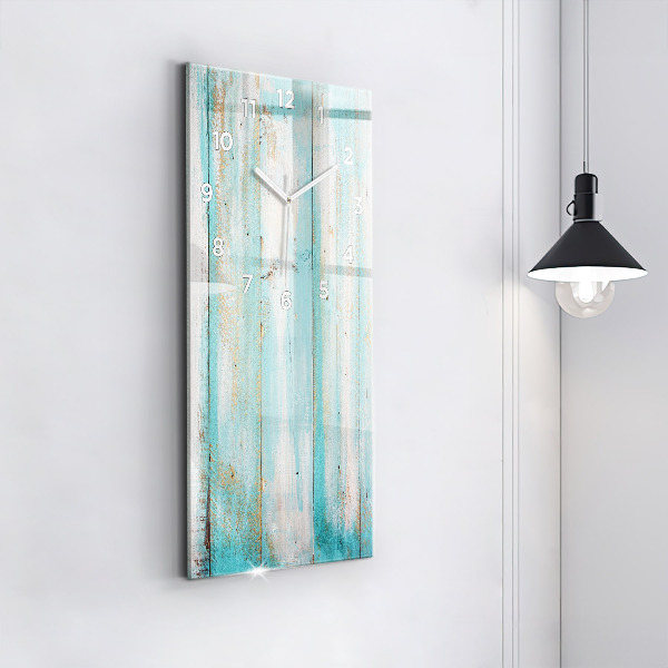 Vertikálne hodiny Modré dosky