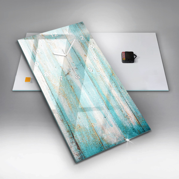 Vertikálne hodiny Modré dosky