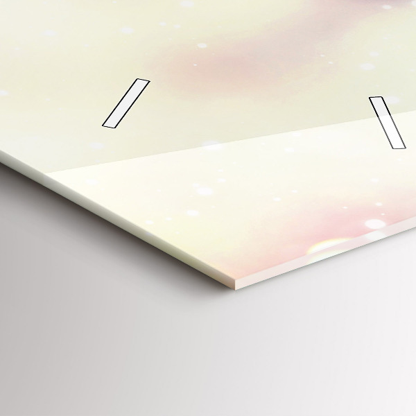 Vertikálne hodiny Jarné kvety