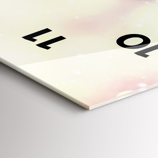 Vertikálne hodiny Jarné kvety