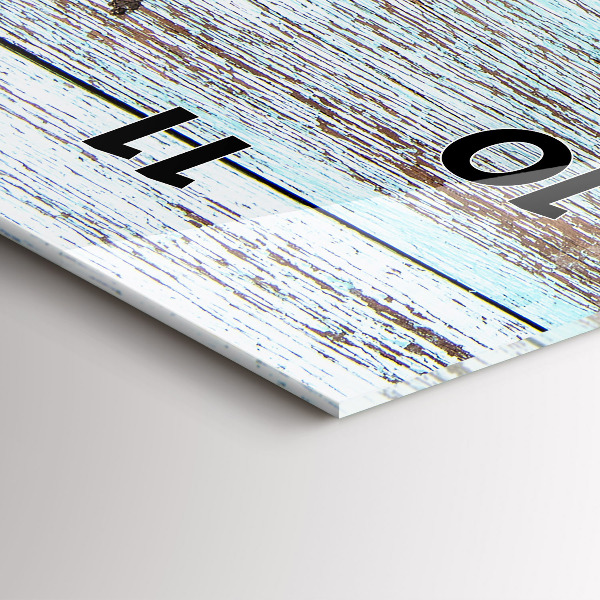 Vertikálne hodiny Pastelové drevo