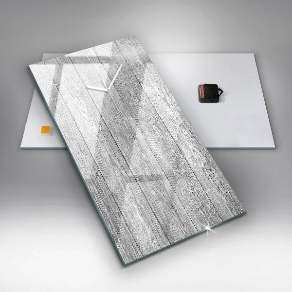 Vertikálne hodiny Drevené panely