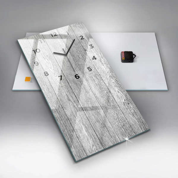 Vertikálne hodiny Drevené panely