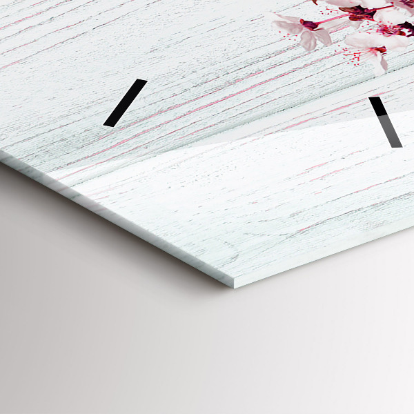 Vertikálne hodiny Jarné kvety