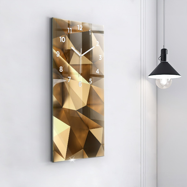 Vertikálne hodiny Geometrická textúra