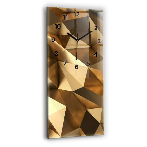 Vertikálne hodiny Geometrická textúra