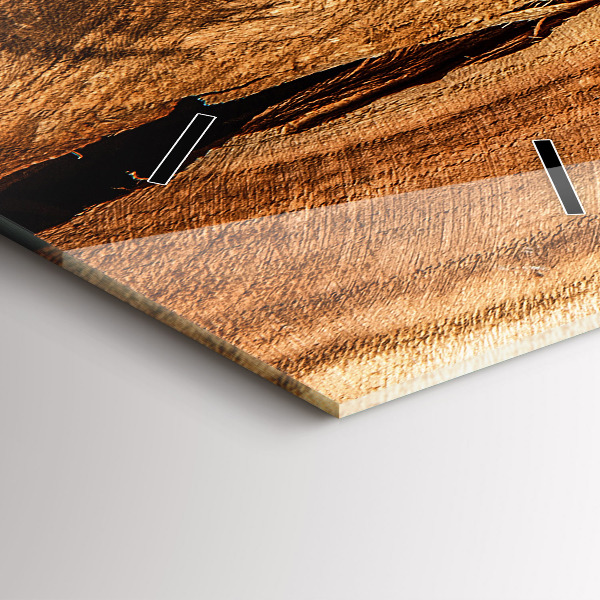 Vertikálne hodiny Textúra dreva